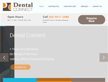Tablet Screenshot of dentalconnect.net.au